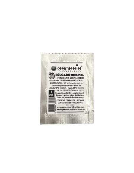 Fermento Yogur bulgaro original 1g Genesis